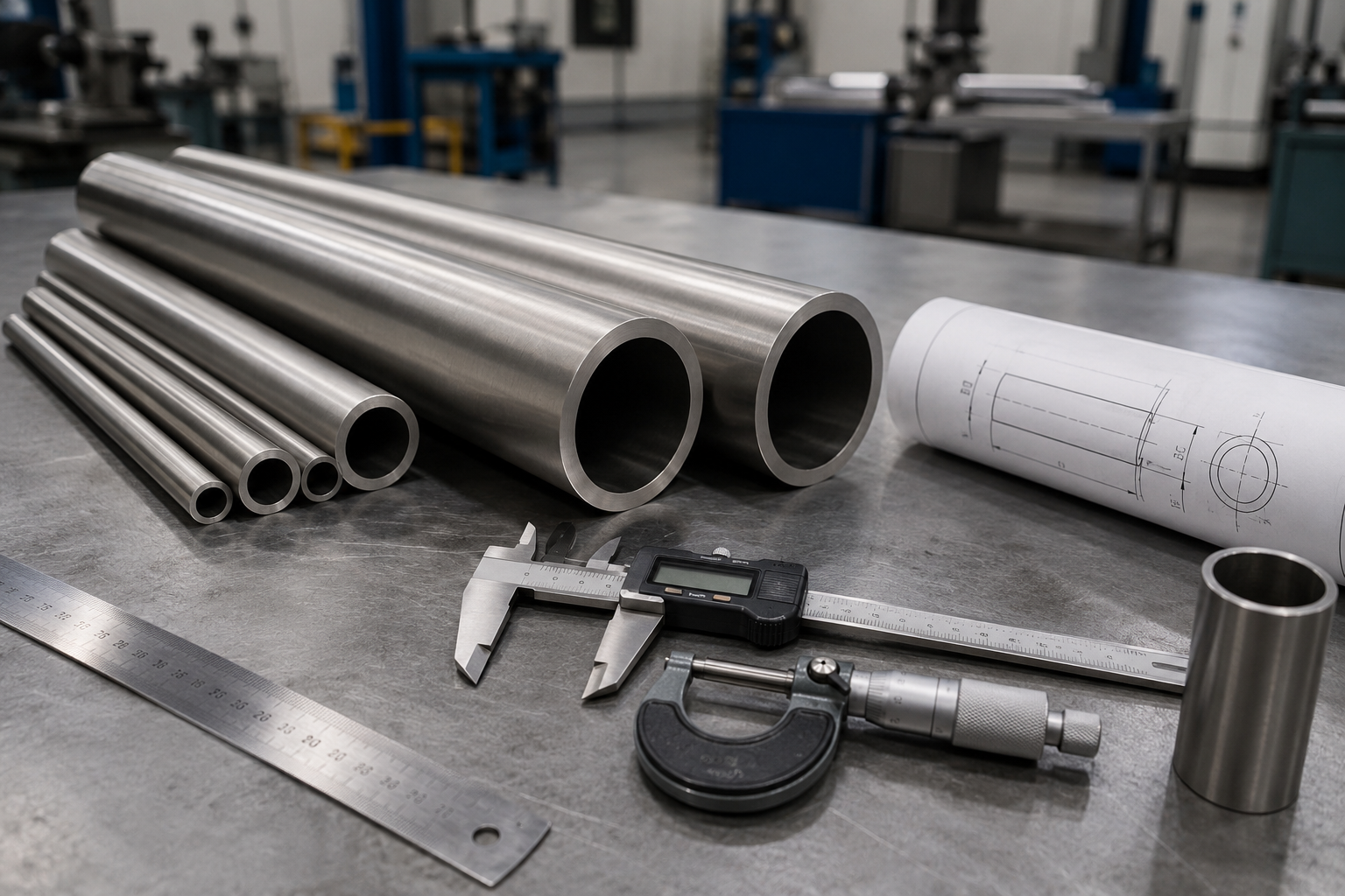 Nickel Alloy Tube OD Wall Thickness Length and Tolerance